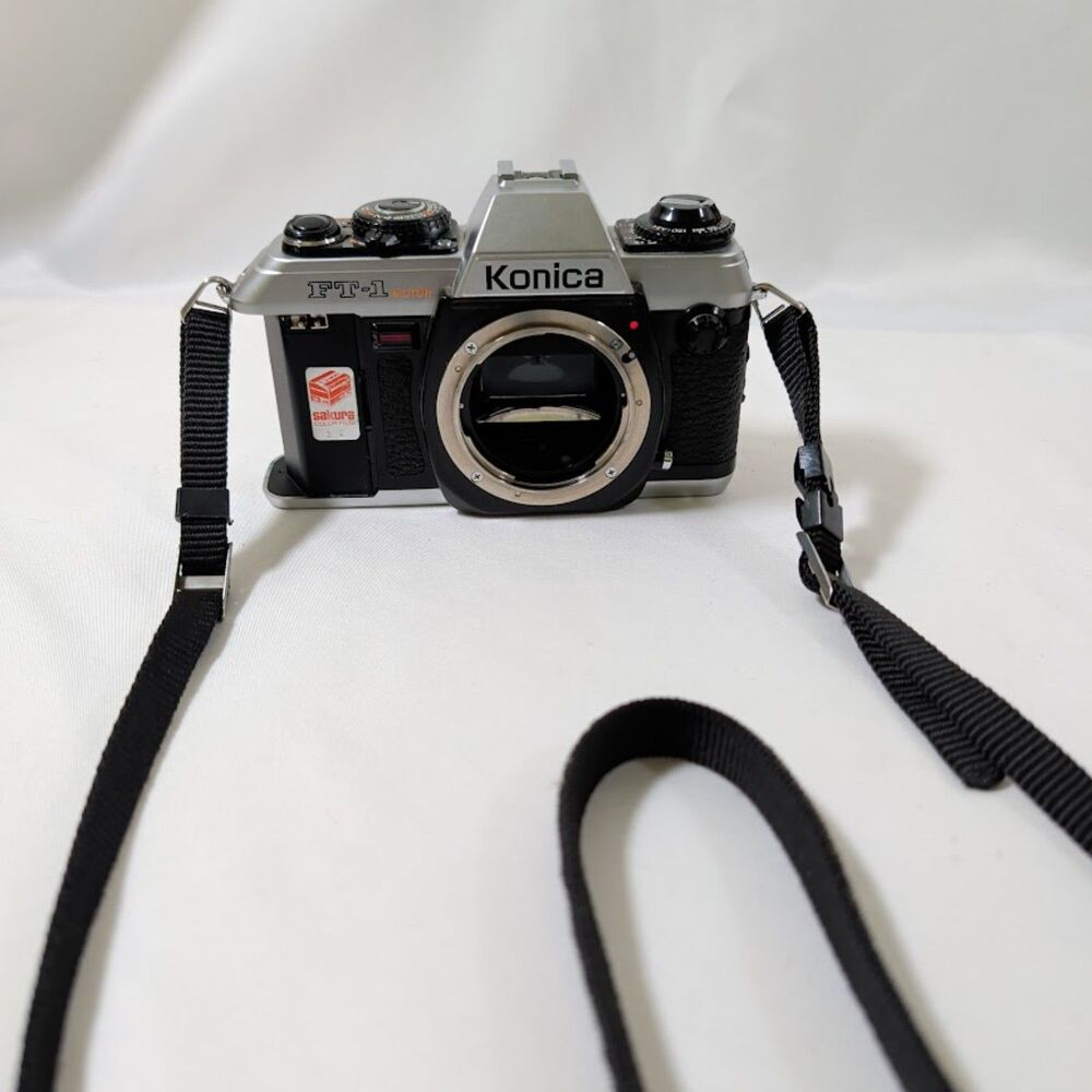 Konica FT-1 Motor 35mm SLR Film Camera Body AR Mount Parts Repair Japan
